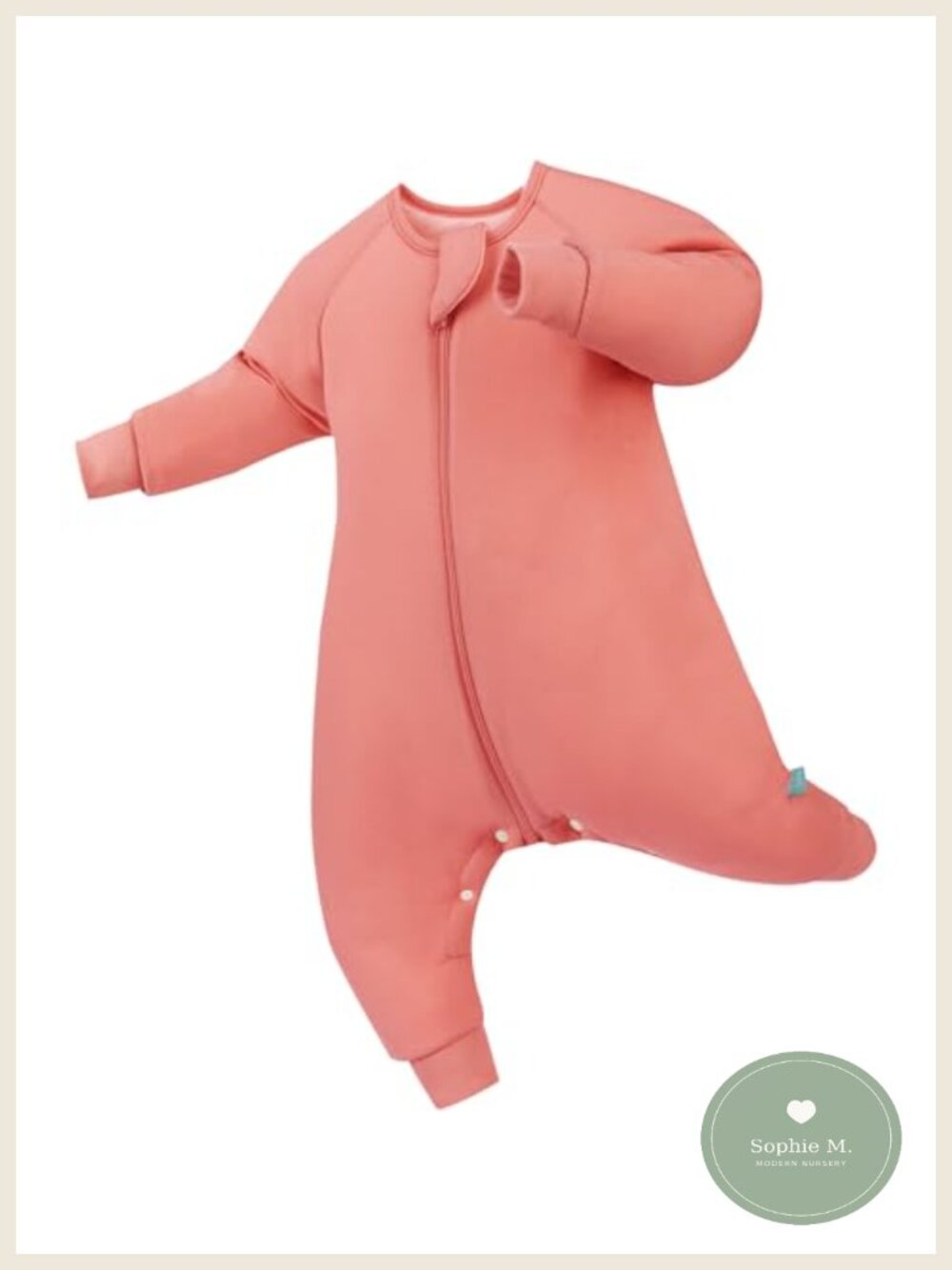 Bamboo Viscose Footed Sleep Sack 1.0 TOG Long Sleeve Baby Toddler Sleepsuit